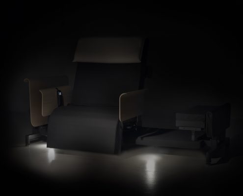 rotobed rotating care bed underbed light