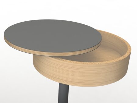 pivot bed bedside table