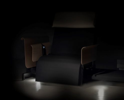 rotobed rotasjonsseng pleieseng lampe